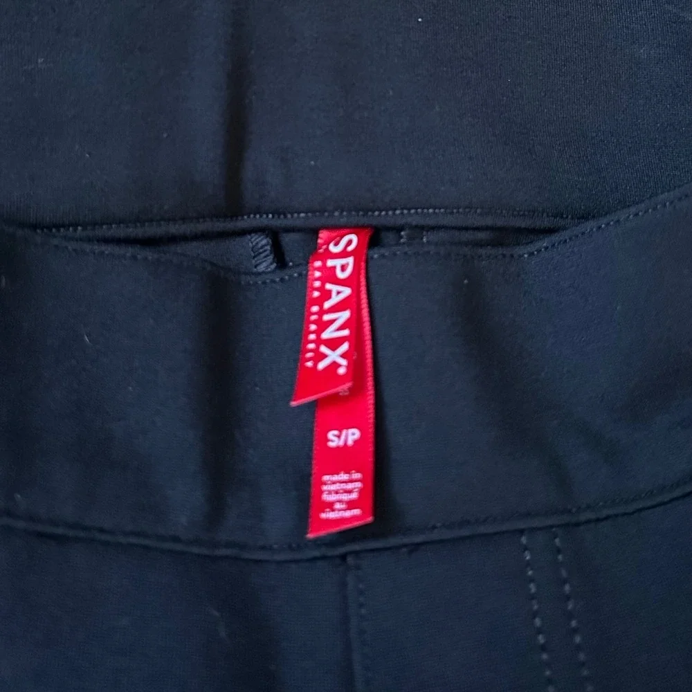 SPANX The Perfect Black Pant Trousers Ankle Backseam Slimming Size Small